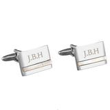 Personalised Mother of Pearl Cufflinks: 4 - Cufflinks & Tie Slides By Gift Moments