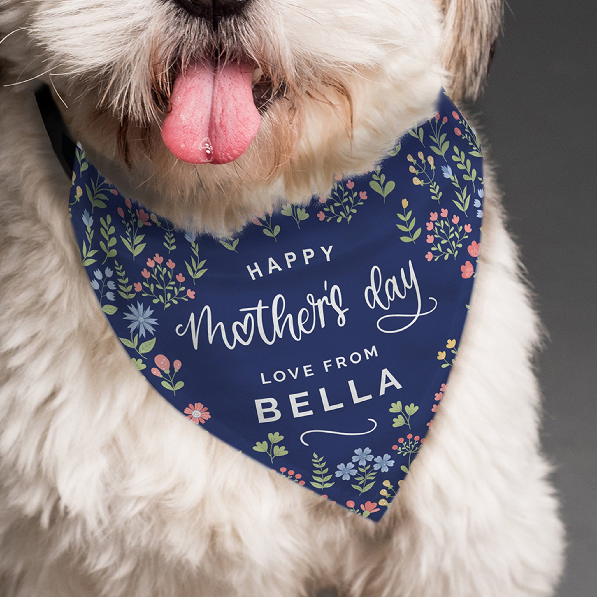 Personalised Mothers Day Dog Bandana: 2 - Pet Products By Gift Moments