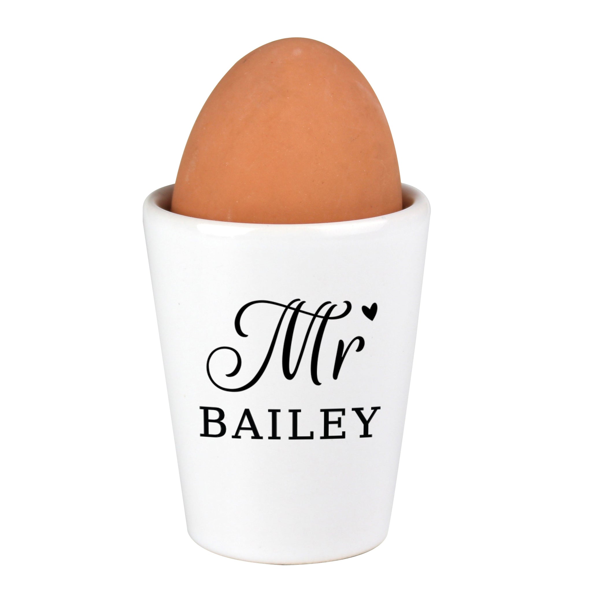 Personalised Mr Egg Cup: 3 - Egg Cups By Gift Moments