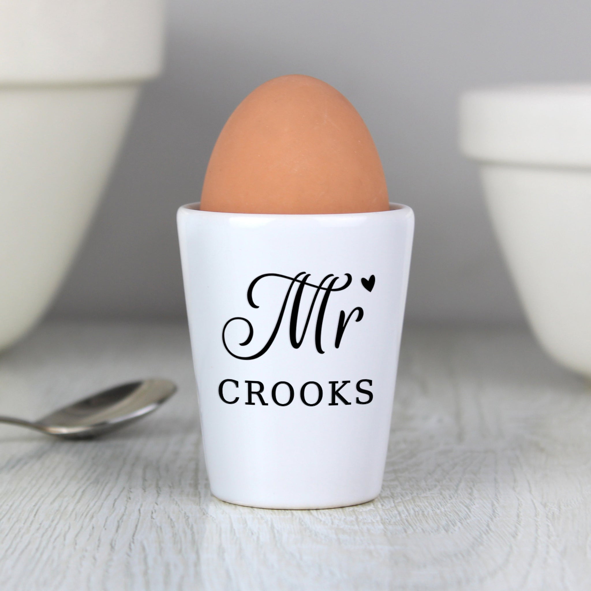 Personalised Mr Egg Cup: 1 - Egg Cups By Gift Moments