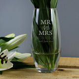 Personalised Mr & Mrs Bullet Vase: 1 - Vases By Gift Moments
