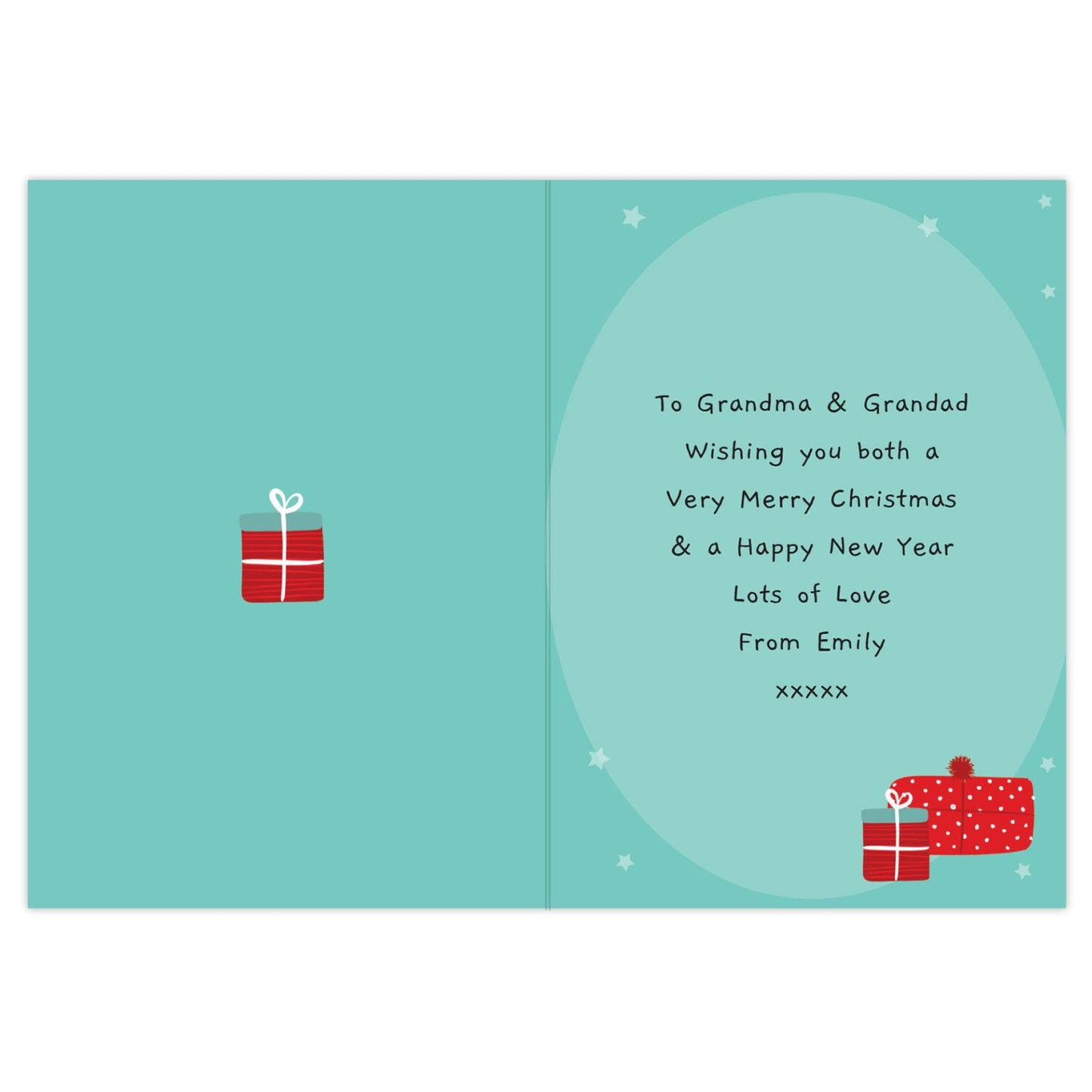 Personalised Mr & Mrs Claus Card: 5 - Greeting Cards By Gift Moments
