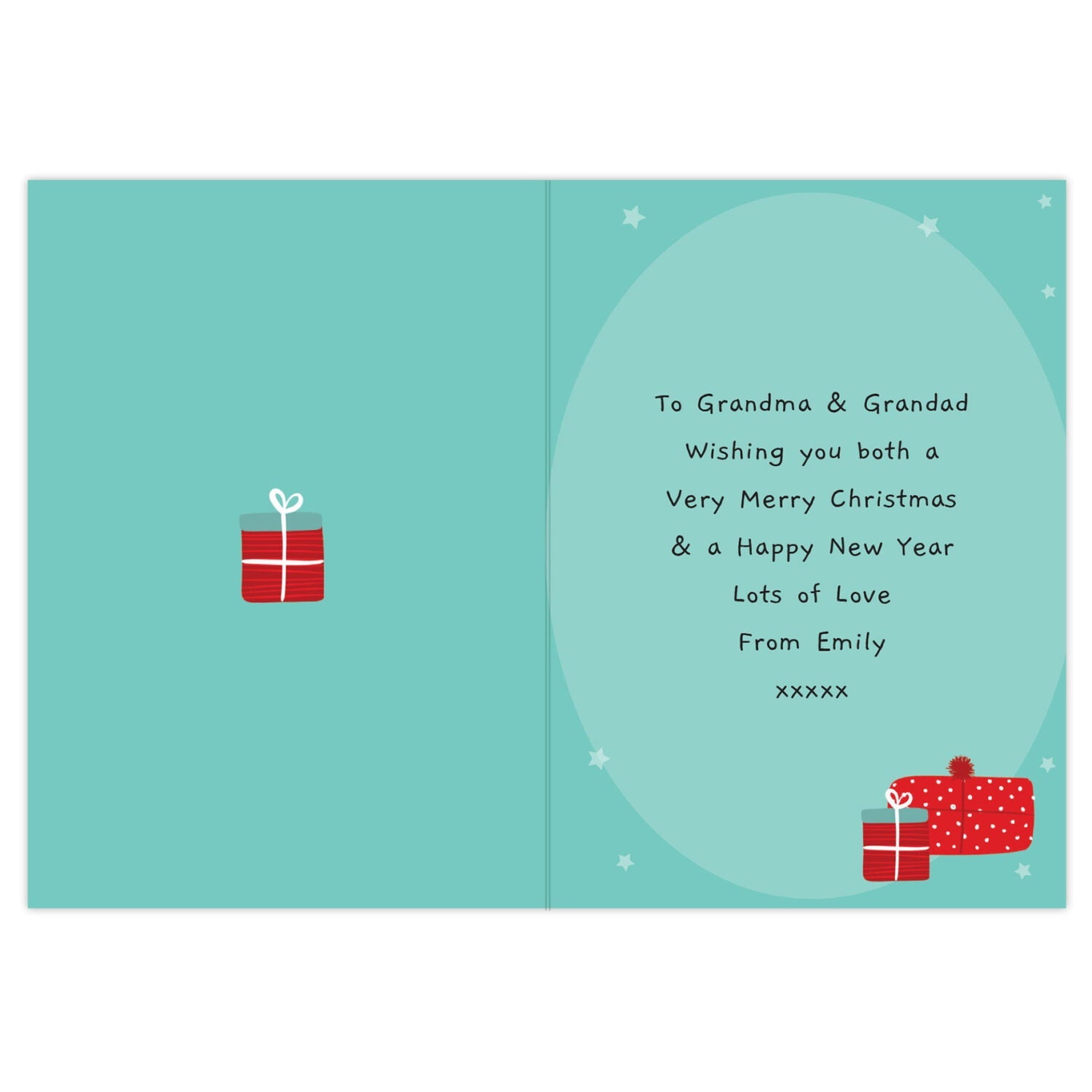 Personalised Mr & Mrs Claus Card: 5 - Greeting Cards By Gift Moments