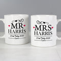 Personalised Mr & Mrs Mug Set - Shop Mugs At Gift Moments - 1