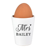 Personalised Mrs Egg Cup: 3 - Egg Cups By Gift Moments
