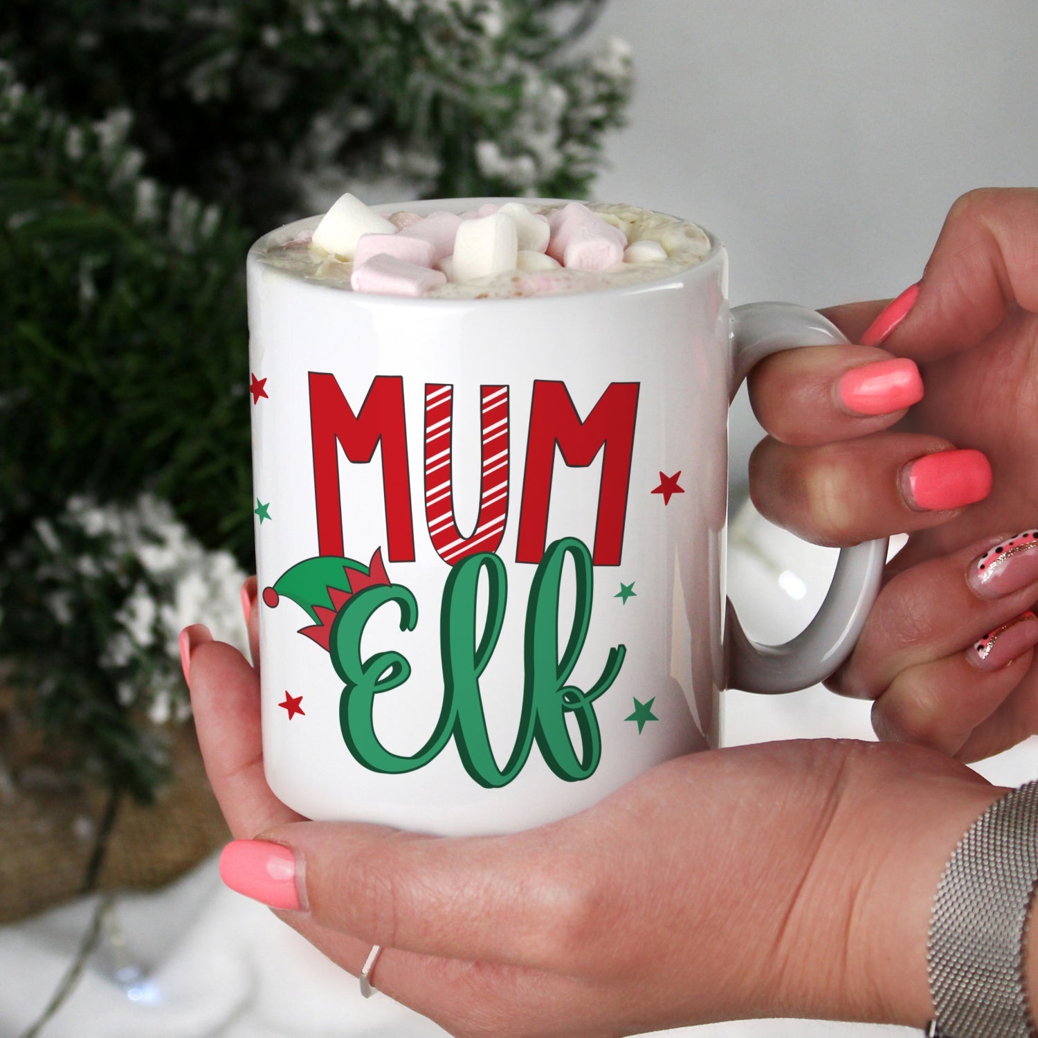 Personalised Mum Elf Mug - Shop Mugs At Gift Moments - 1