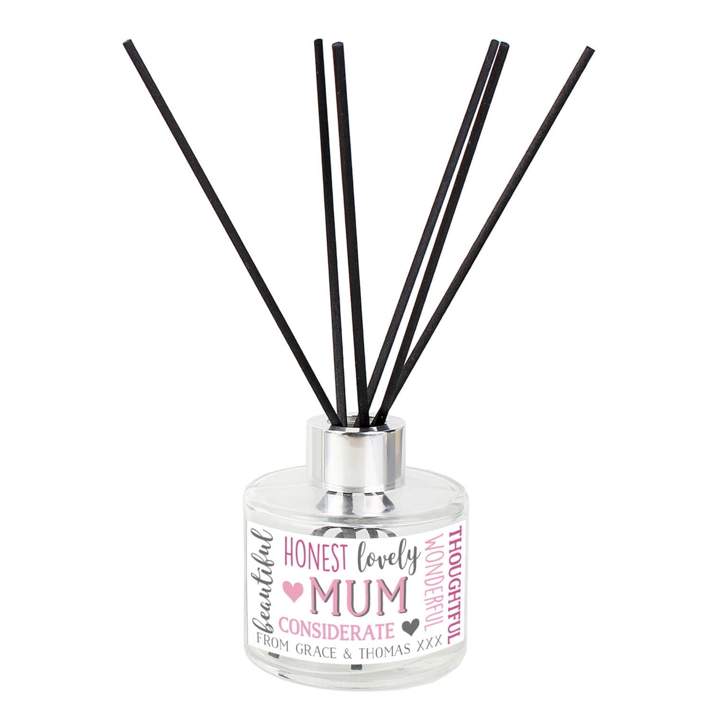 Personalised Mum Reed Diffuser: 3 - Reed Diffusers By Gift Moments