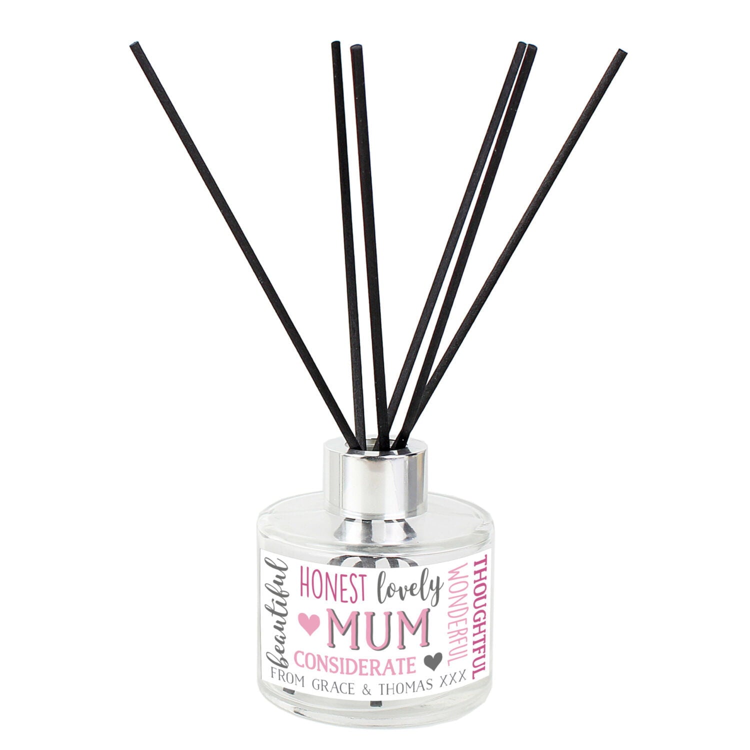 Personalised Mum Reed Diffuser: 3 - Reed Diffusers By Gift Moments
