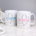 Personalised Mummy & Daddy Mug Set - Shop Mugs At Gift Moments - 1