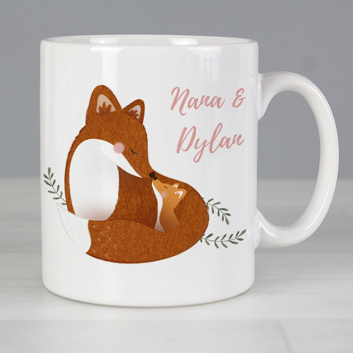 Personalised Mummy and Me Fox Mug: 3 - Mugs By Gift Moments