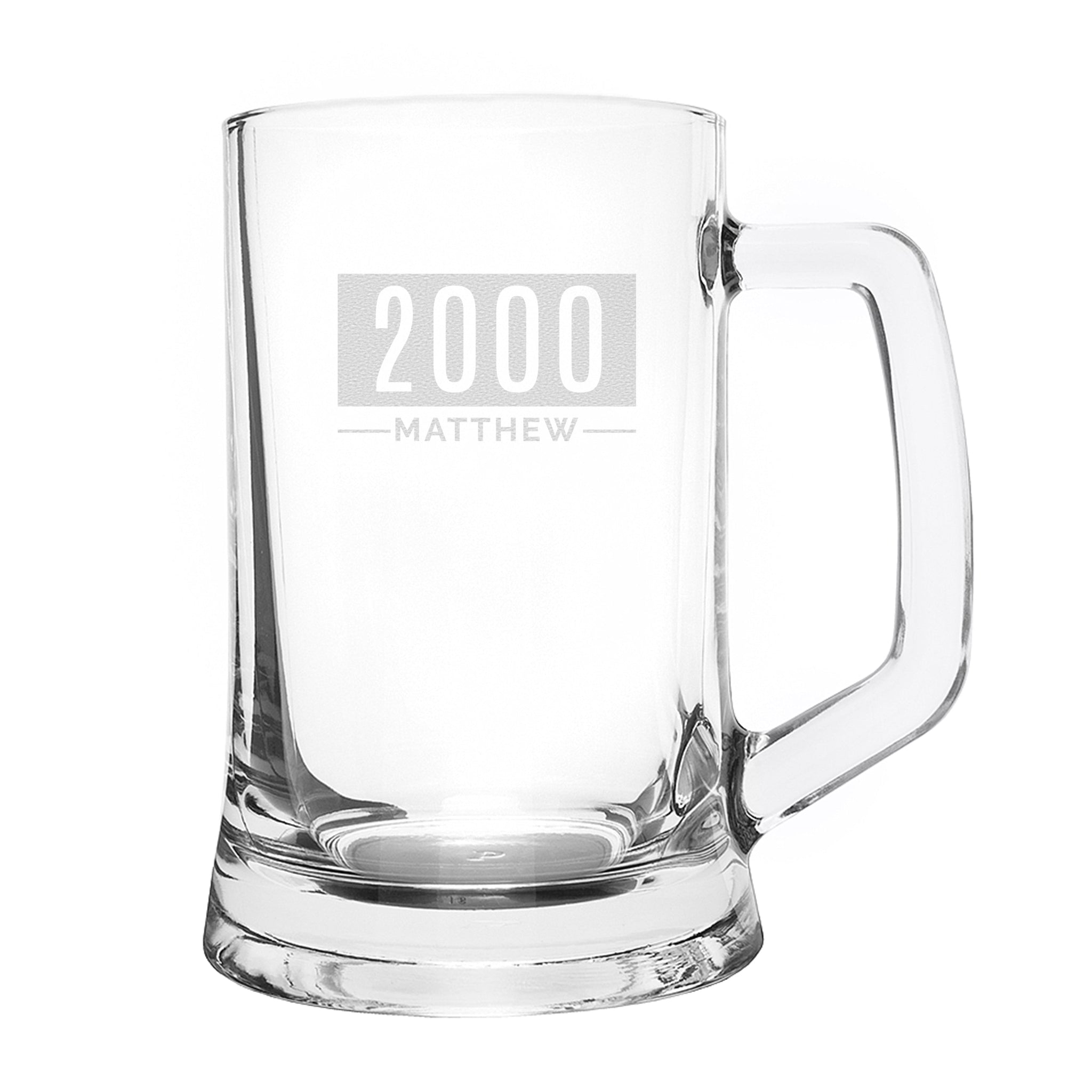 Personalised Name & Date Pint Stern Tankard: 5 - Tankards By Gift Moments