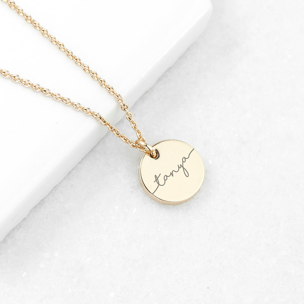 Personalised Name Disc Necklaces: 5 - Necklaces By Gift Moments