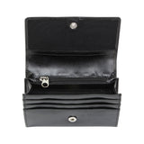 Personalised Name & Hearts Black Leather Purse: 3 - Bags & Purses By Gift Moments
