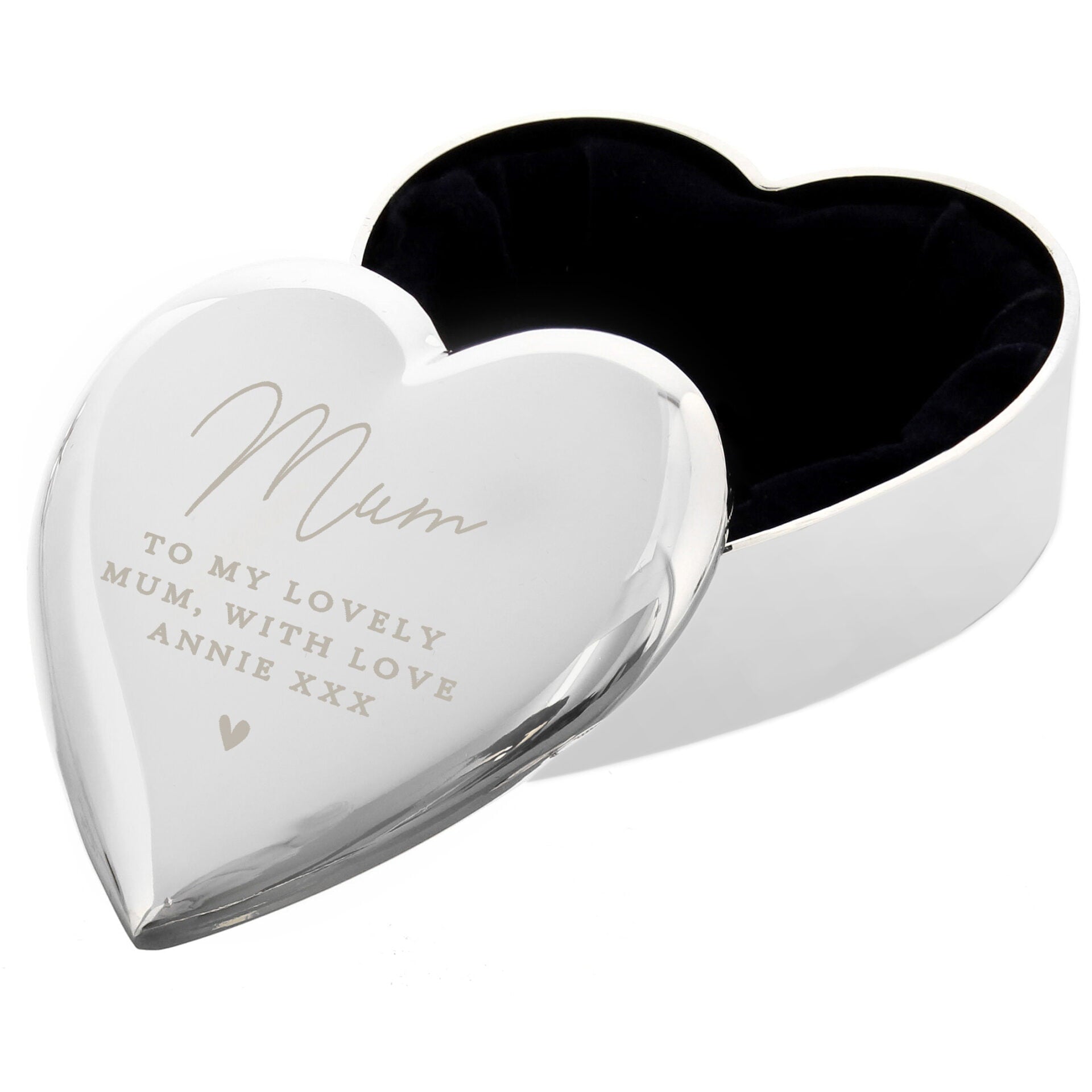 Personalised Name and Message Heart Trinket Box: 5 - Trinket Boxes By Gift Moments