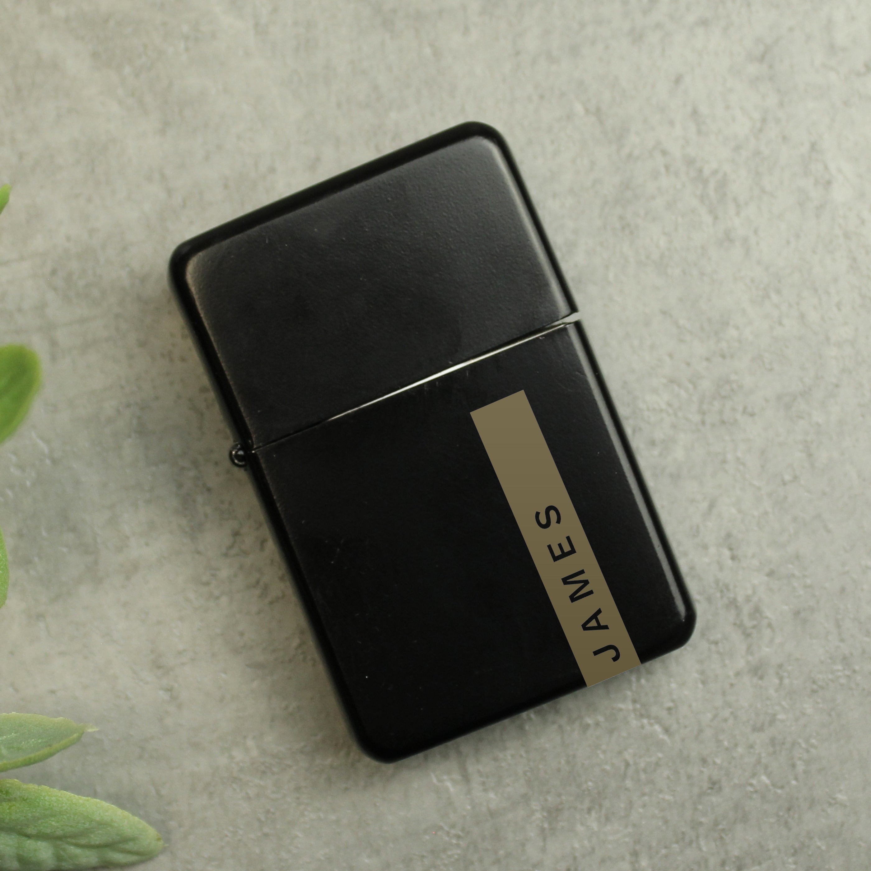 Personalised Name Only Black Lighter - Shop Smoking Accessories At Gift Moments - 4