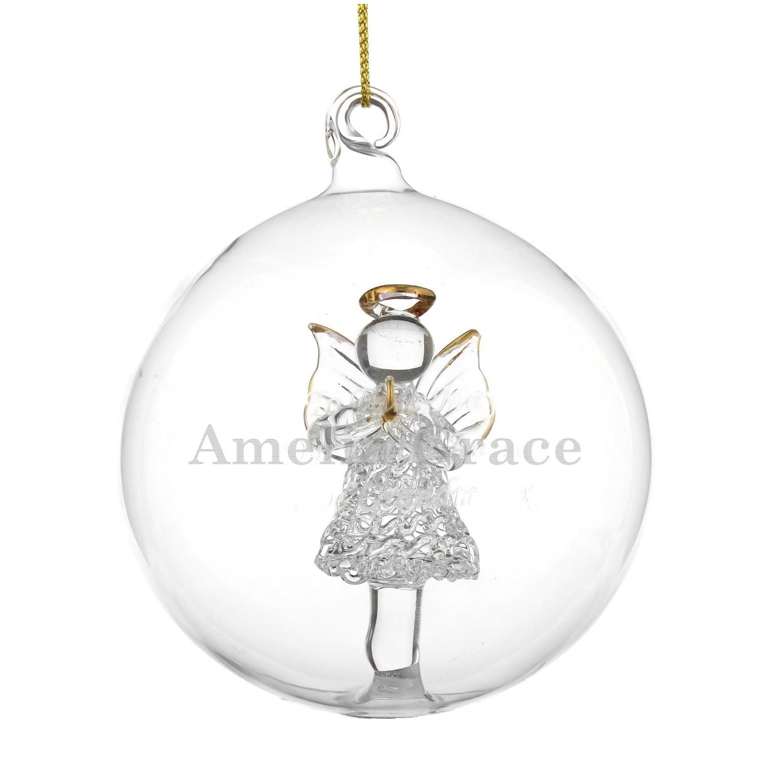 Personalised Name Only Christmas Tree Glass Baubles: 4 - Christmas Baubles By Gift Moments