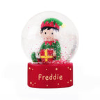Personalised Name Only Elf Glitter Snow Globe - Shop Snow Globes At Gift Moments - 4