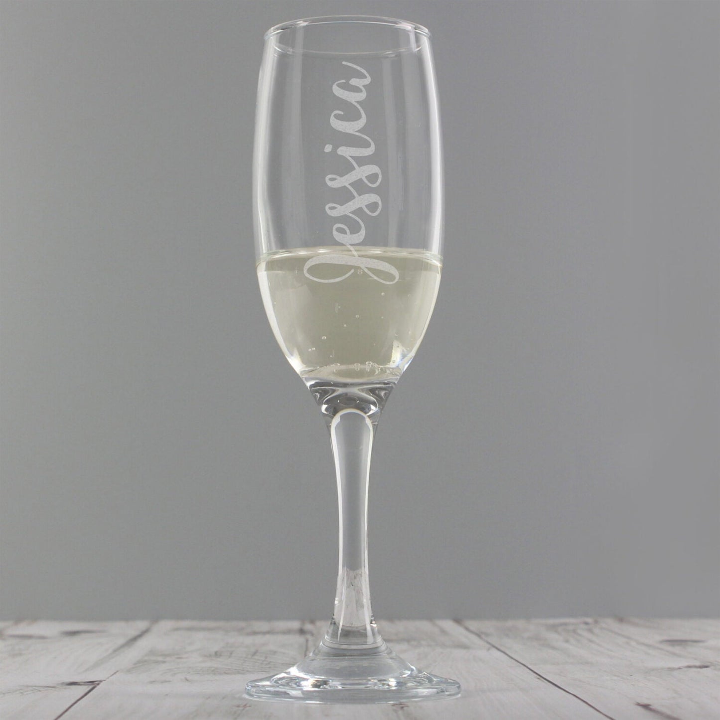 Personalised Name Only Engraved Flute: 1 - Champagne Flutes By Gift Moments