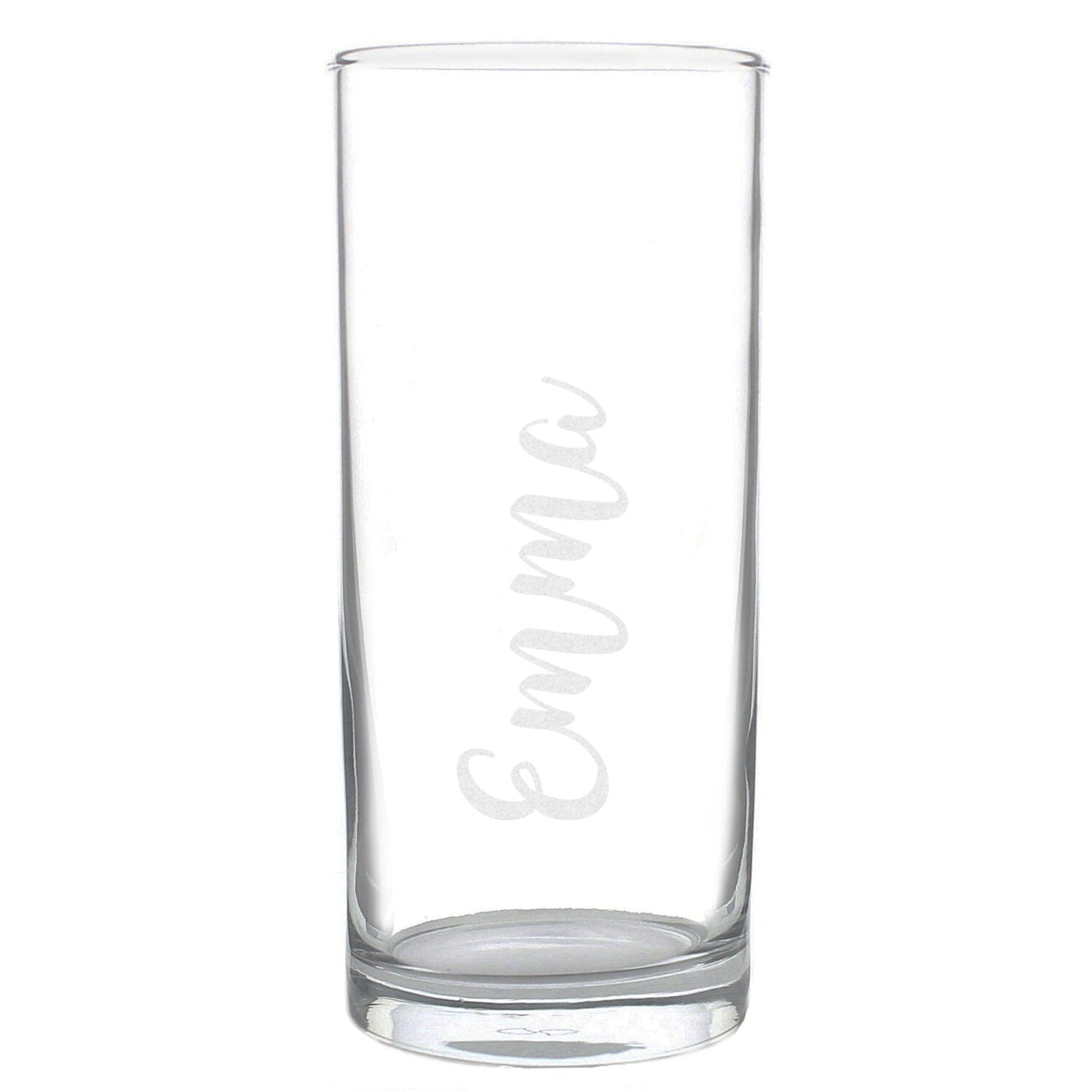 Personalised Name Only Engraved Hi Ball Glass: 3 - Highball Glasses By Gift Moments