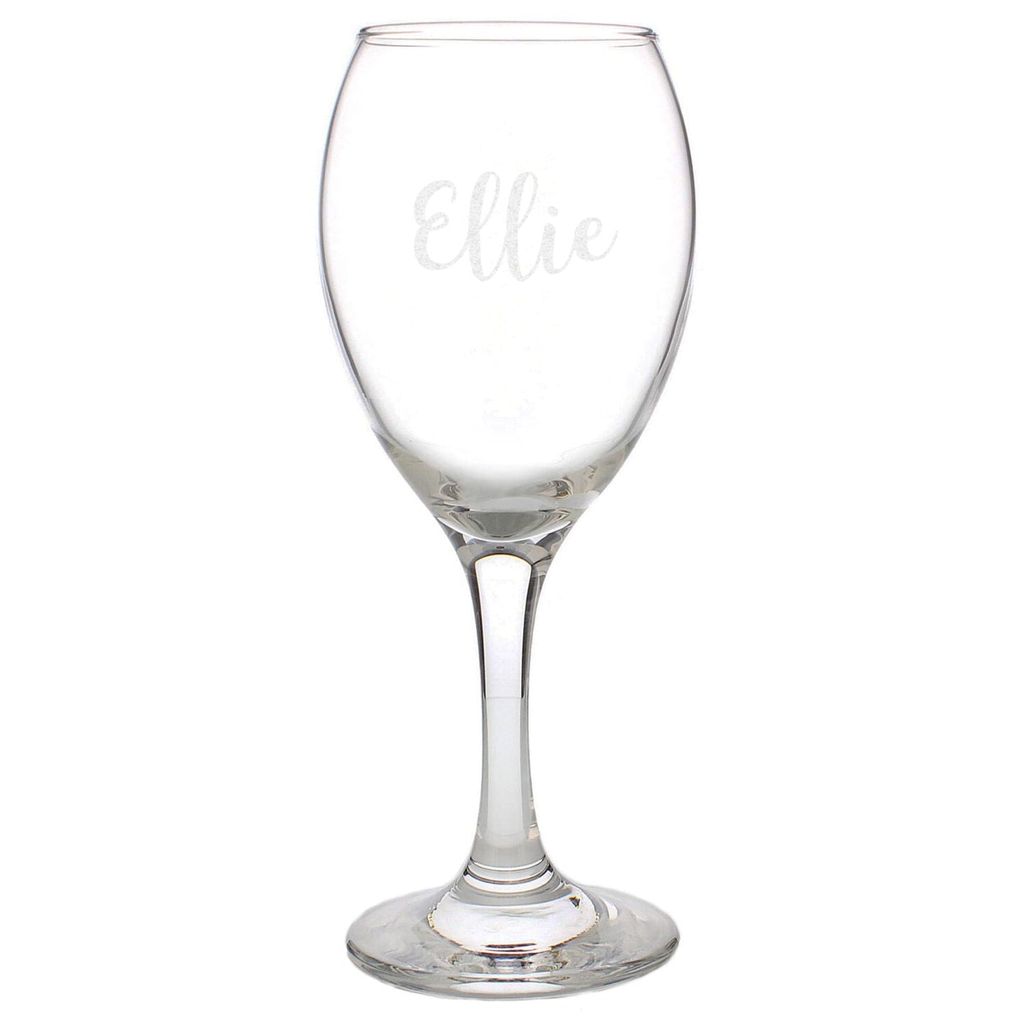 Personalised Name Only Engraved Wine Glass: 3 - Wine Glasses By Gift Moments