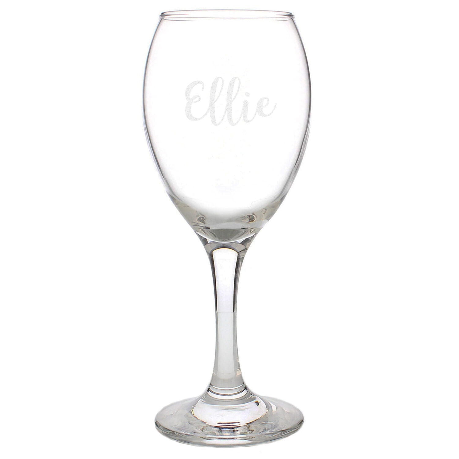 Personalised Name Only Engraved Wine Glass: 3 - Wine Glasses By Gift Moments