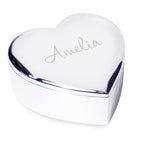 Personalised Name Only Heart Trinket Box - Shop Trinket Boxes At Gift Moments - 4