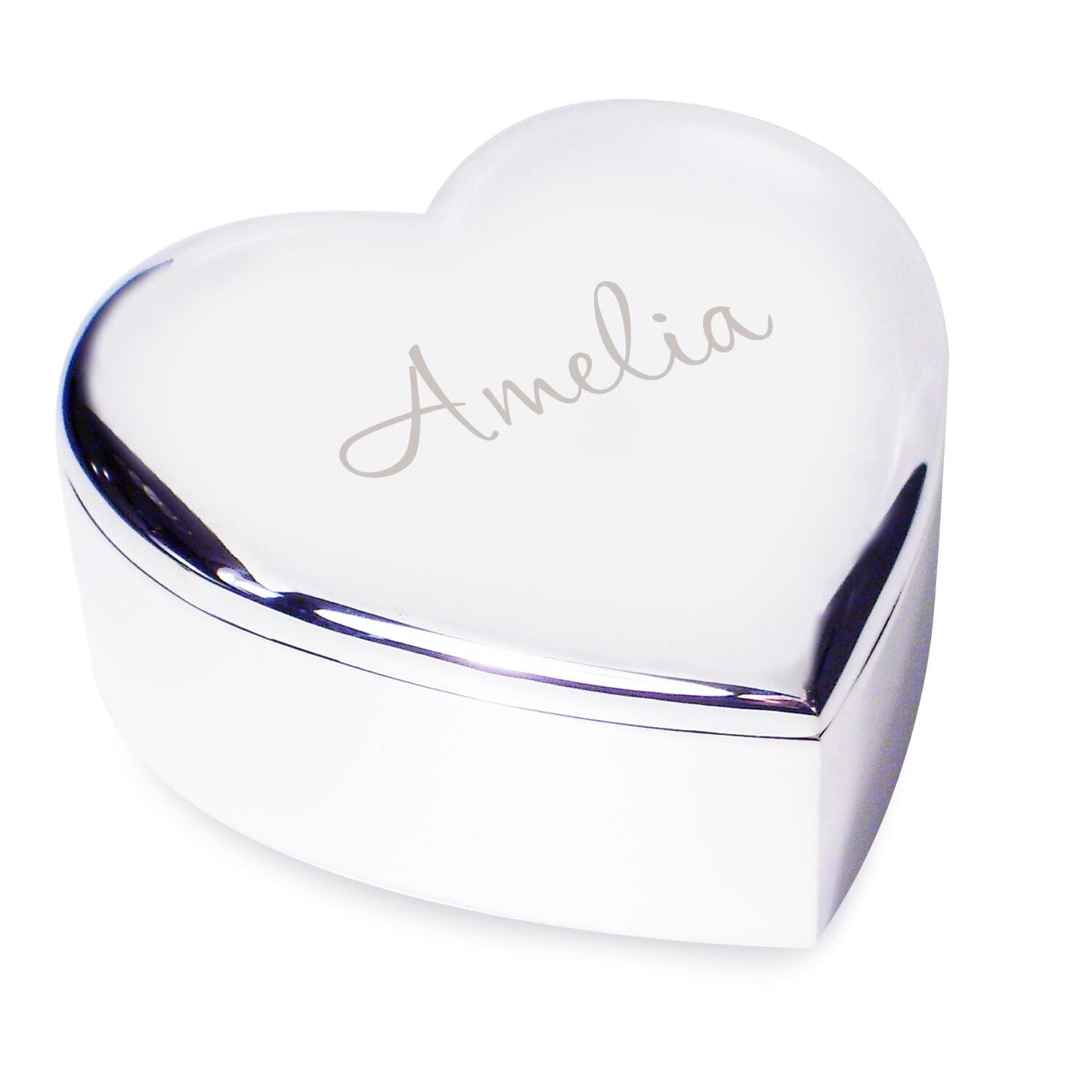 Personalised Name Only Heart Trinket Box: 4 - Trinket Boxes By Gift Moments