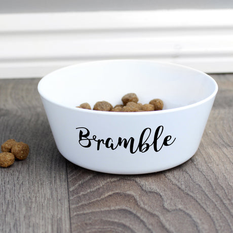 Personalised Name Plastic Cat Bowl: 3 - Pet Products By Gift Moments