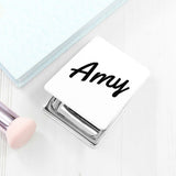 Personalised Name Rectangle Compact Mirror: 1 - Compact Mirrors By Gift Moments