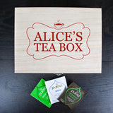 Personalised Name Tea Box Selection: 7 Tea Boxes By Gift Moments