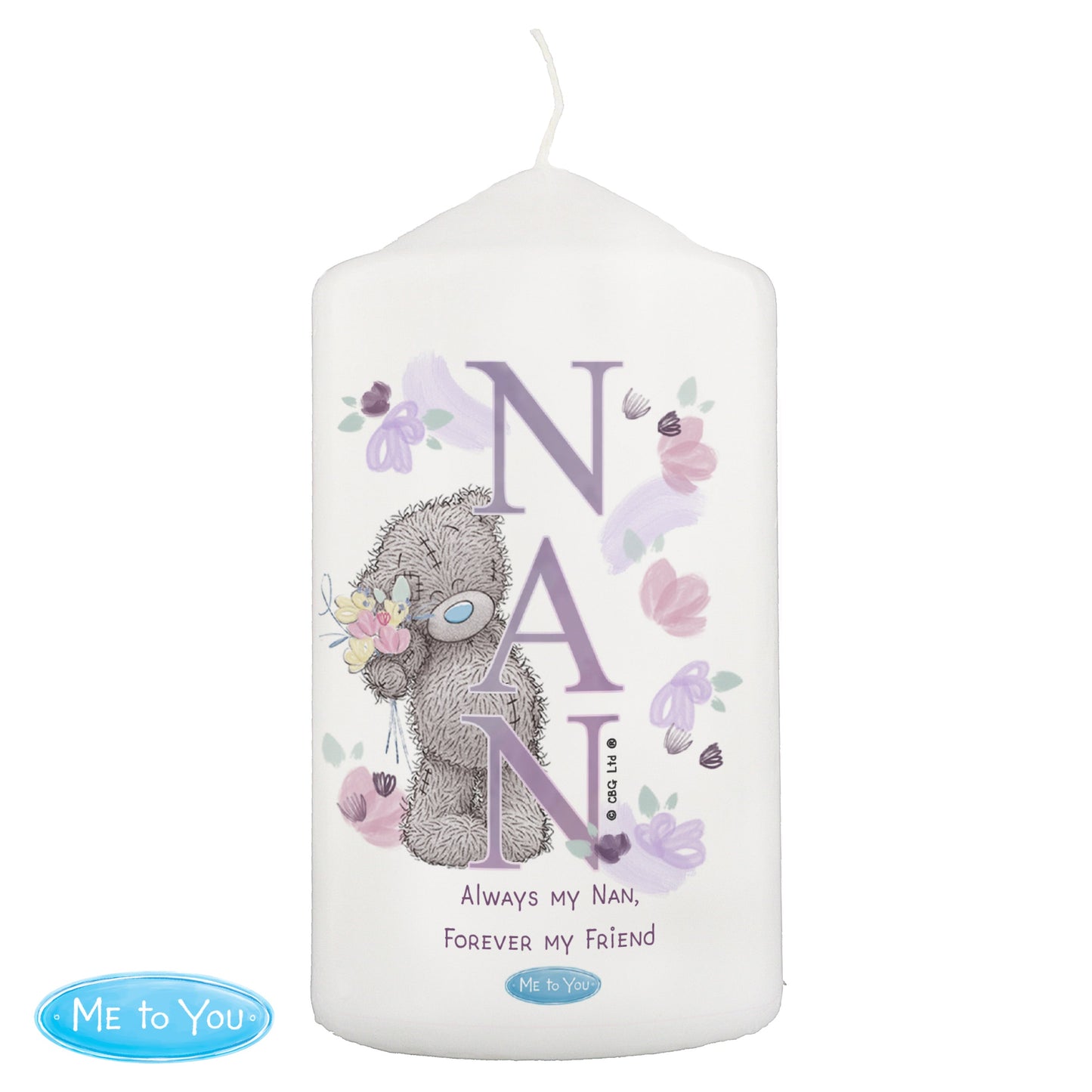 Personalised Me to You NAN Pillar Candle: 4 - Candles
