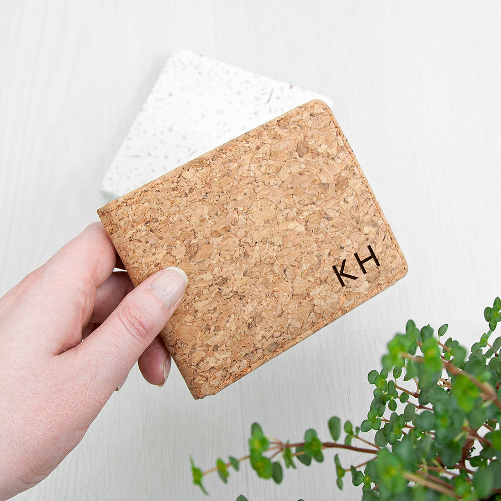 Personalised Natural Cork Wallet: 2 - Wallets & Money Clips By Gift Moments
