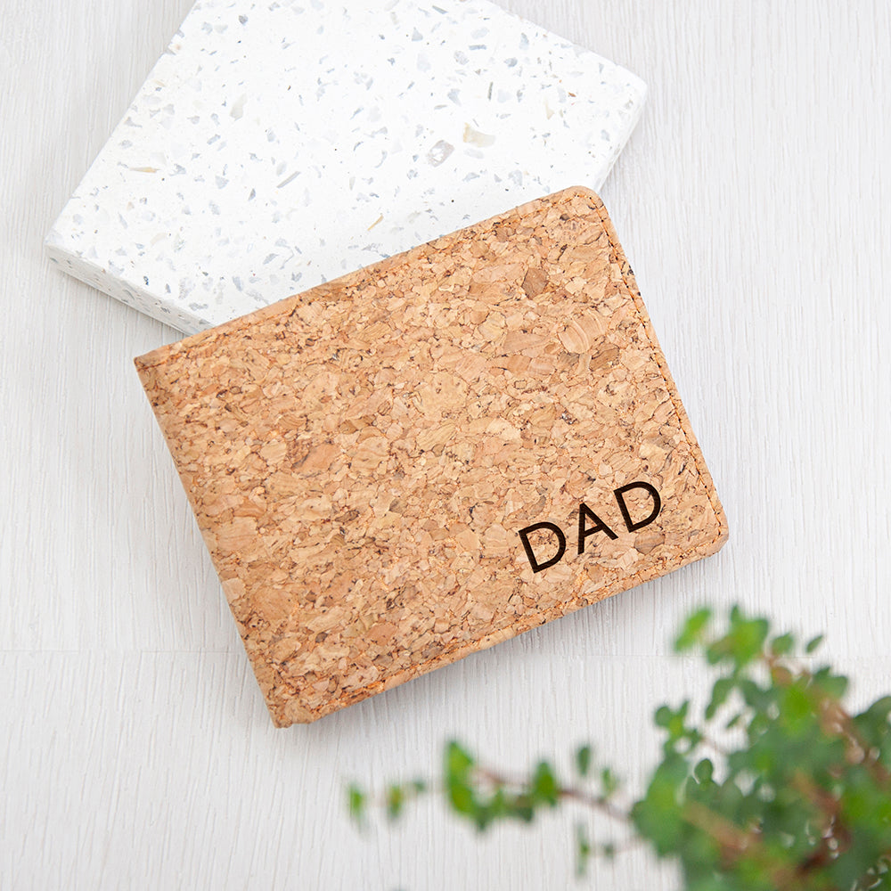 Personalised Natural Cork Wallet: 1 - Wallets & Money Clips By Gift Moments