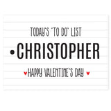 Personalised Naughty ’To Do’ List Card: 2 - Greeting Cards By Gift Moments