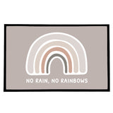 Personalised Neutral Rainbow Door Mat 40x60cm: 5 - Doormats By Gift Moments