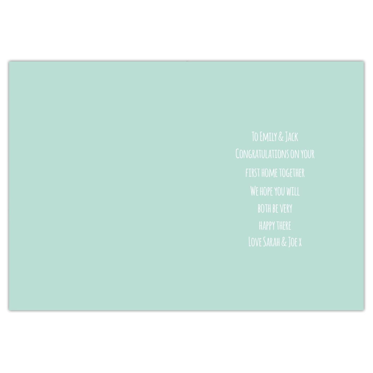 Personalised New Home Card: 4 - Greeting Cards By Gift Moments