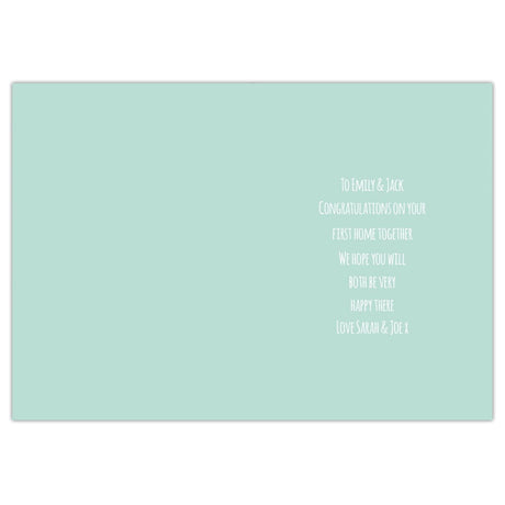 Personalised New Home Card: 4 - Greeting Cards By Gift Moments