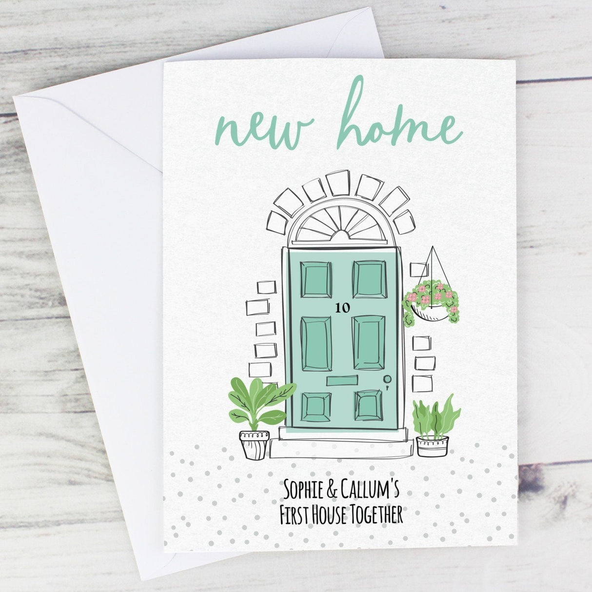 Personalised New Home Card: 1 - Greeting Cards By Gift Moments