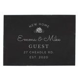 Personalised Slate Placemat for New Home: 4 - Placemats By Gift Moments