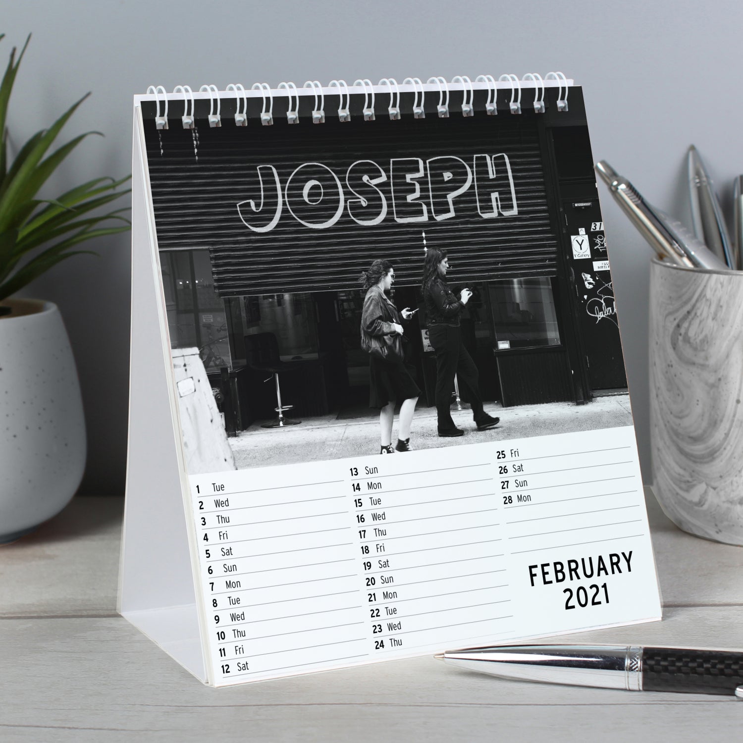 Personalised New York Desk Calendar: 4 - Calendars & Planners By Gift Moments