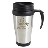 Personalised No.1 Daddy Travel Mug: 2 - Travel Mugs By Gift Moments