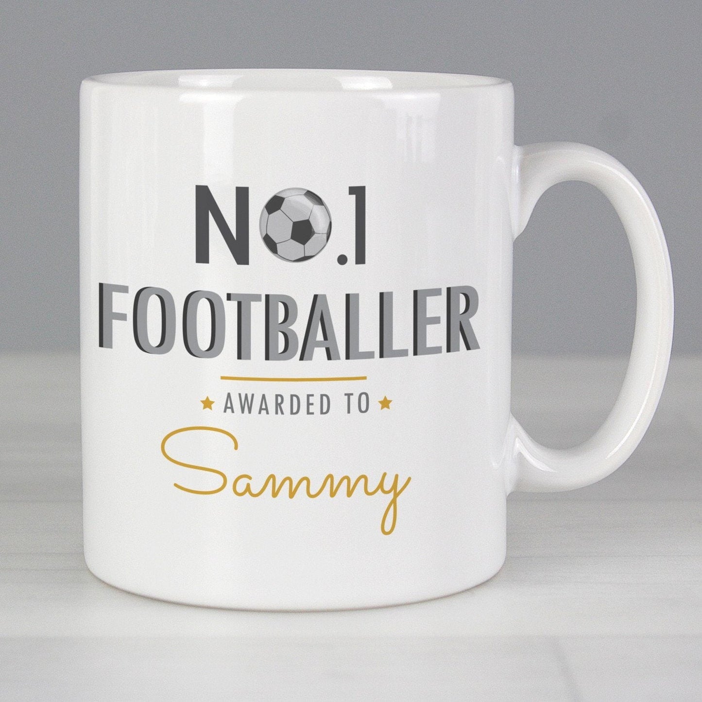Personalised No.1 Footballer Mug: 2 - Mugs By Gift Moments