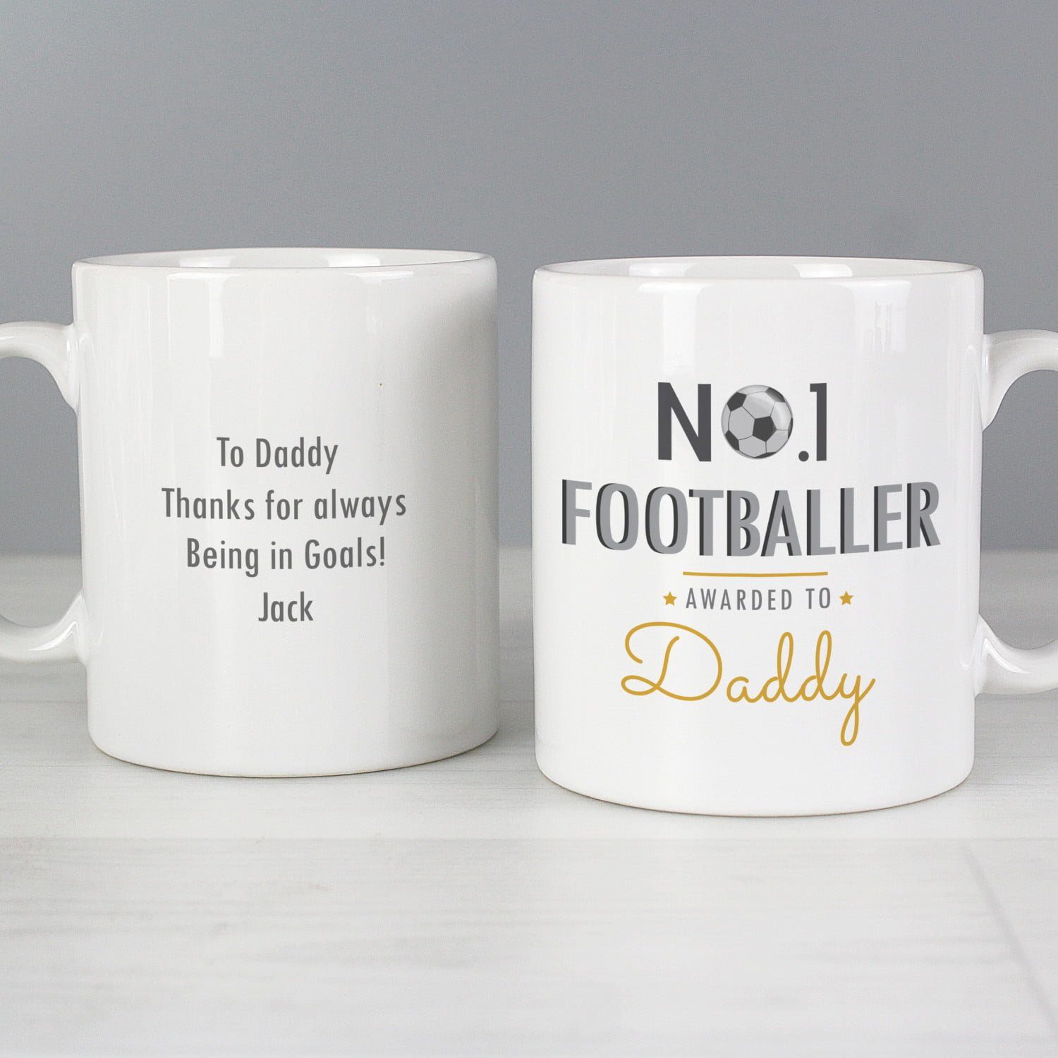 Personalised No.1 Footballer Mug - Shop Mugs At Gift Moments - 3