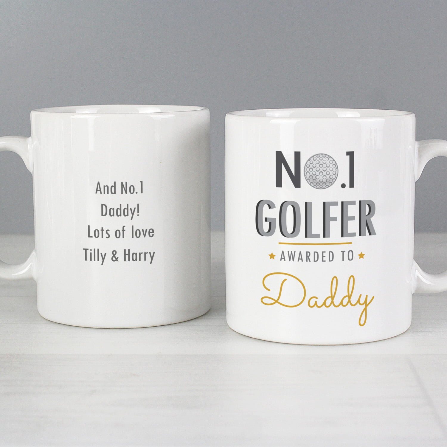 Personalised No.1 Golfer Mug - Shop Mugs At Gift Moments - 3