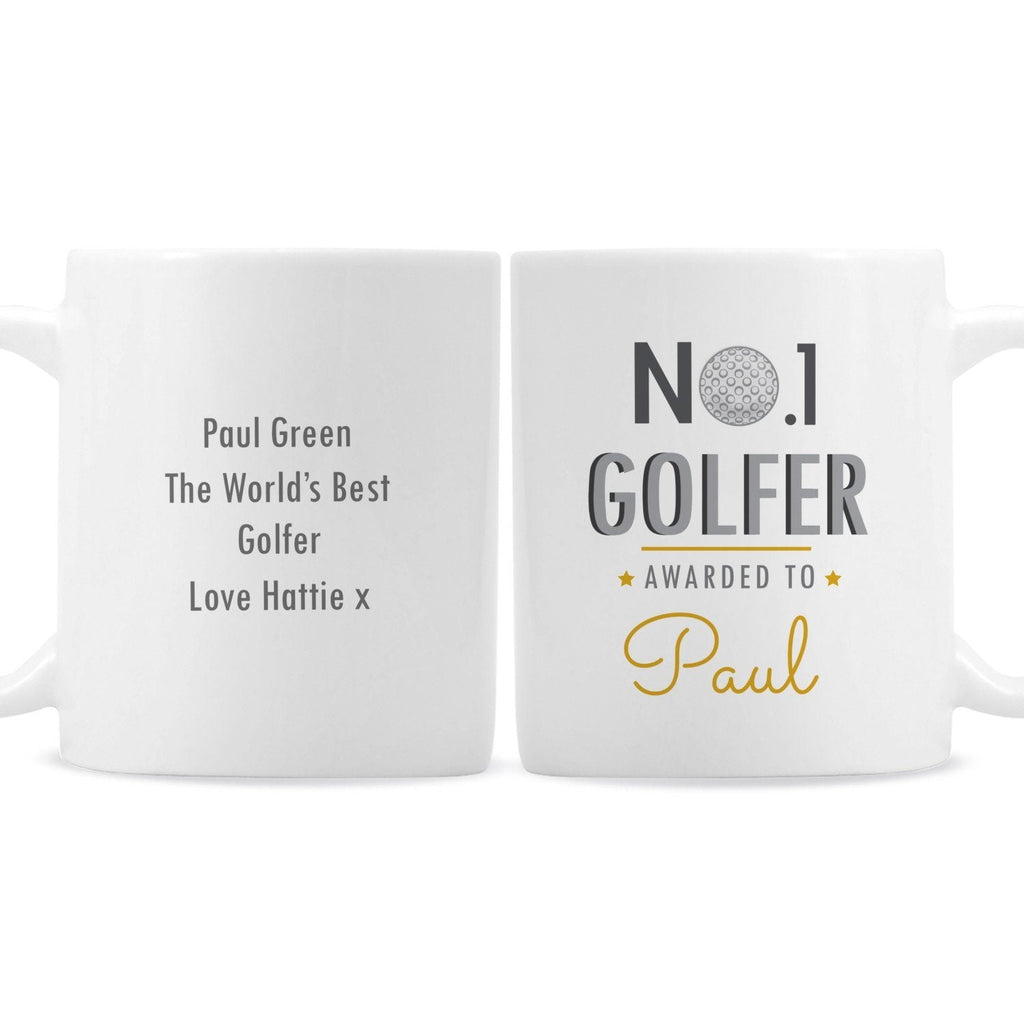 Personalised No.1 Golfer Mug - Shop Mugs At Gift Moments - 4