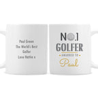 Personalised No.1 Golfer Mug - Shop Mugs At Gift Moments - 4