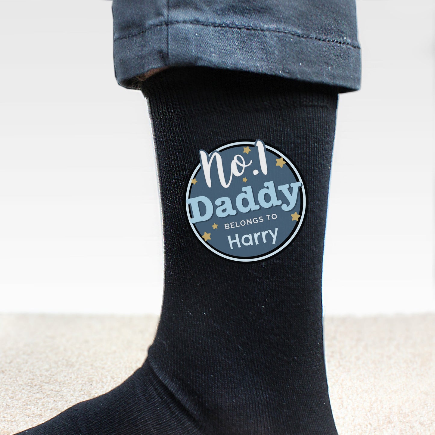 Personalised No.1 Men’s Socks: 1 - Clothing By Gift Moments