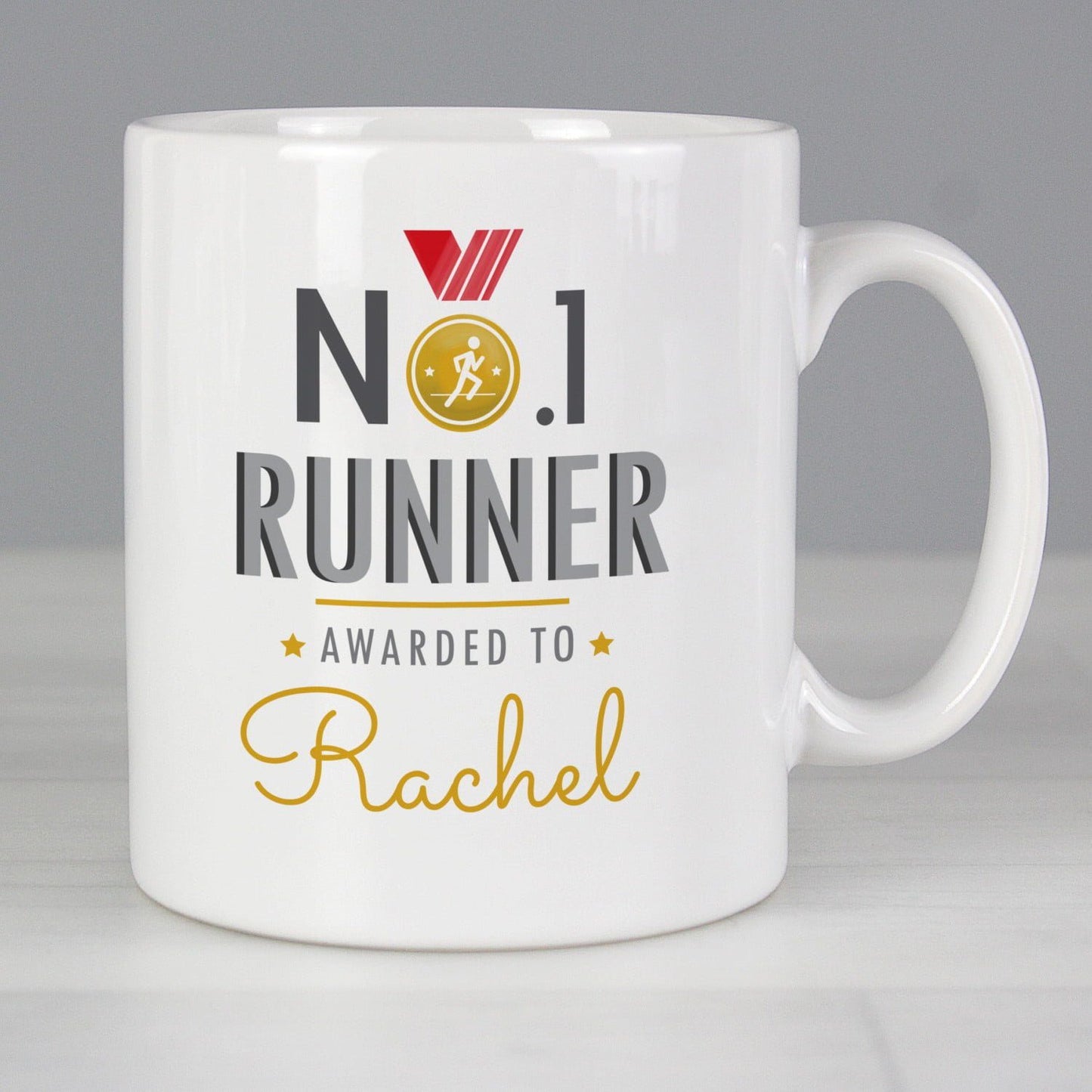 Personalised No.1 Runner Mug: 2 - Mugs By Gift Moments