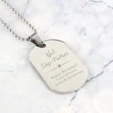 Personalised No.1 Stainless Steel Dog Tag Necklace: 3 - Necklaces By Gift Moments