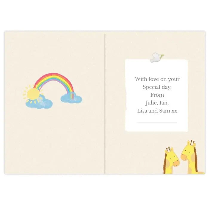 Personalised Noah’s Ark Card: 4 - Greeting Cards By Gift Moments